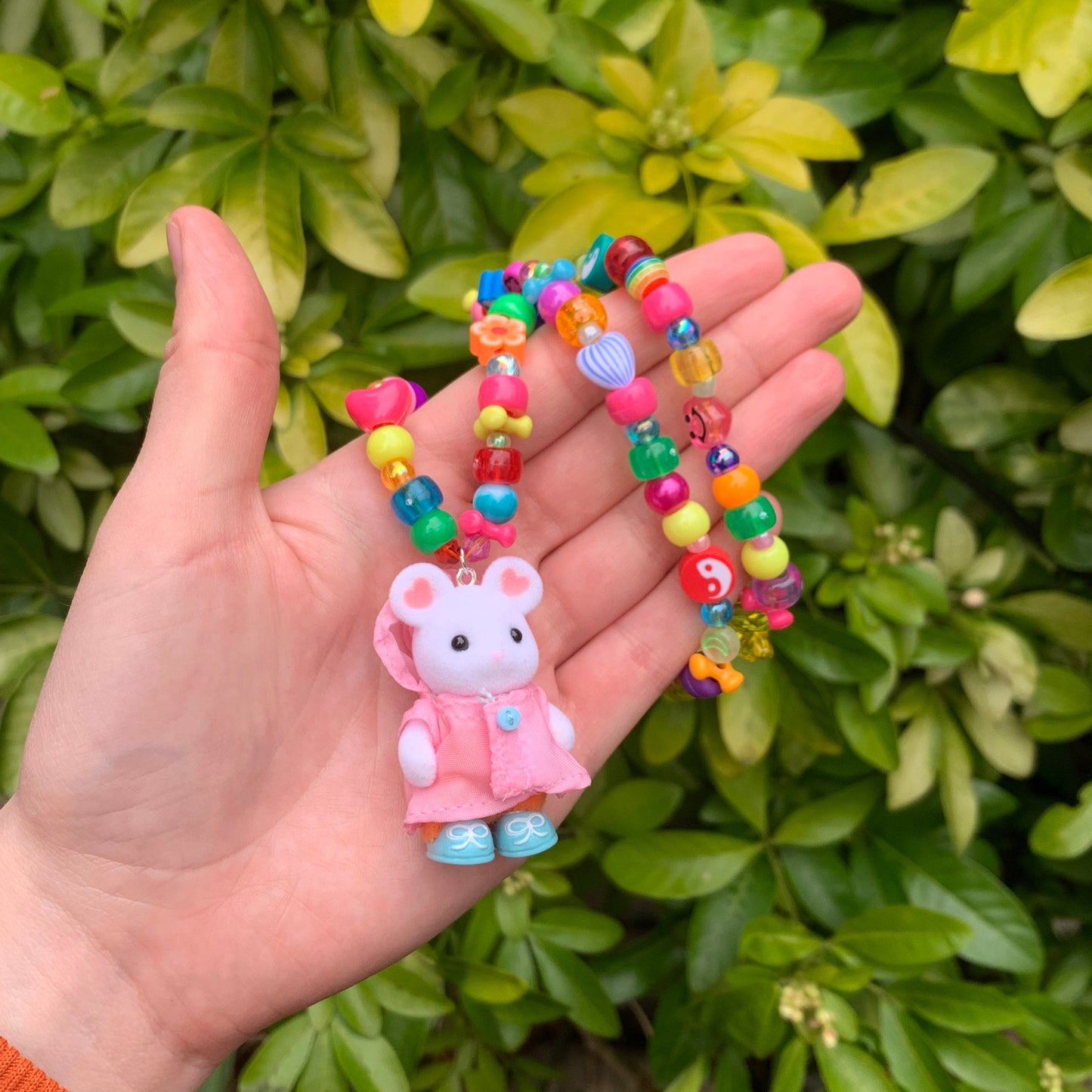 Raincoat Babies Bead Necklace