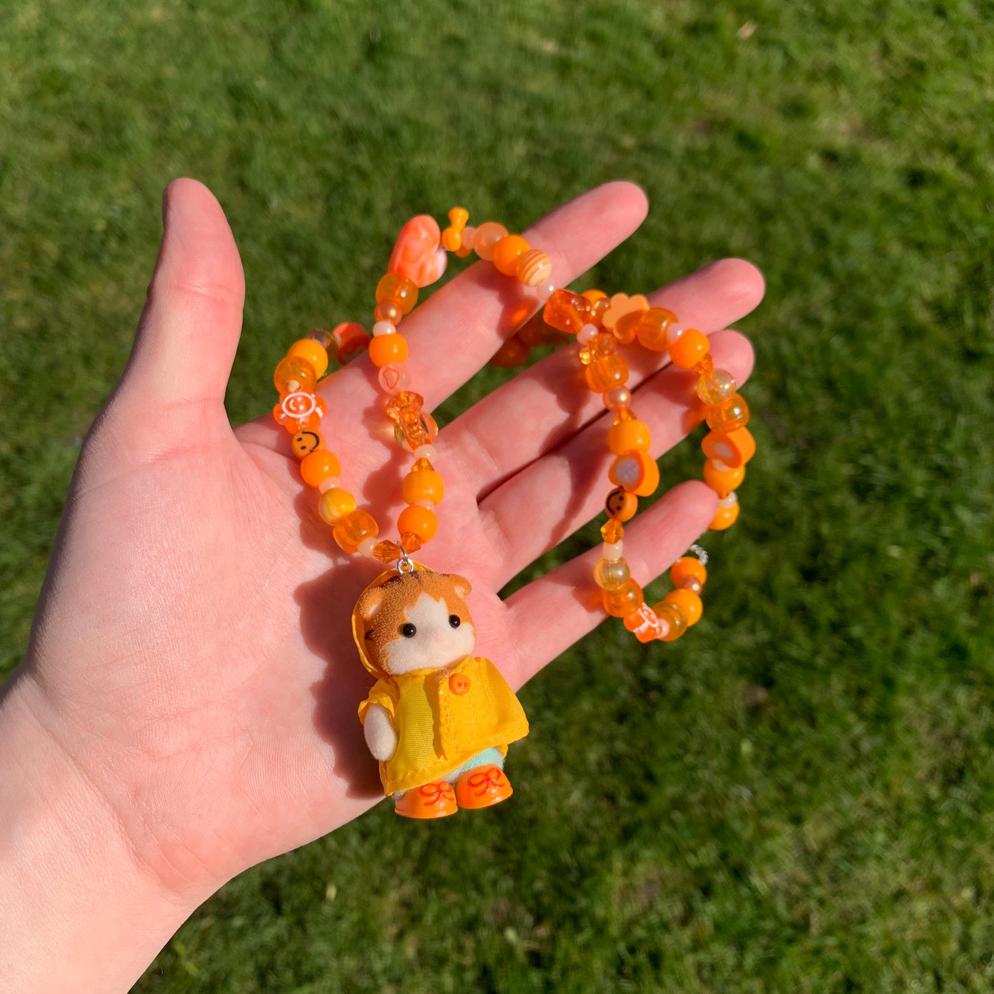 Raincoat Babies Bead Necklace