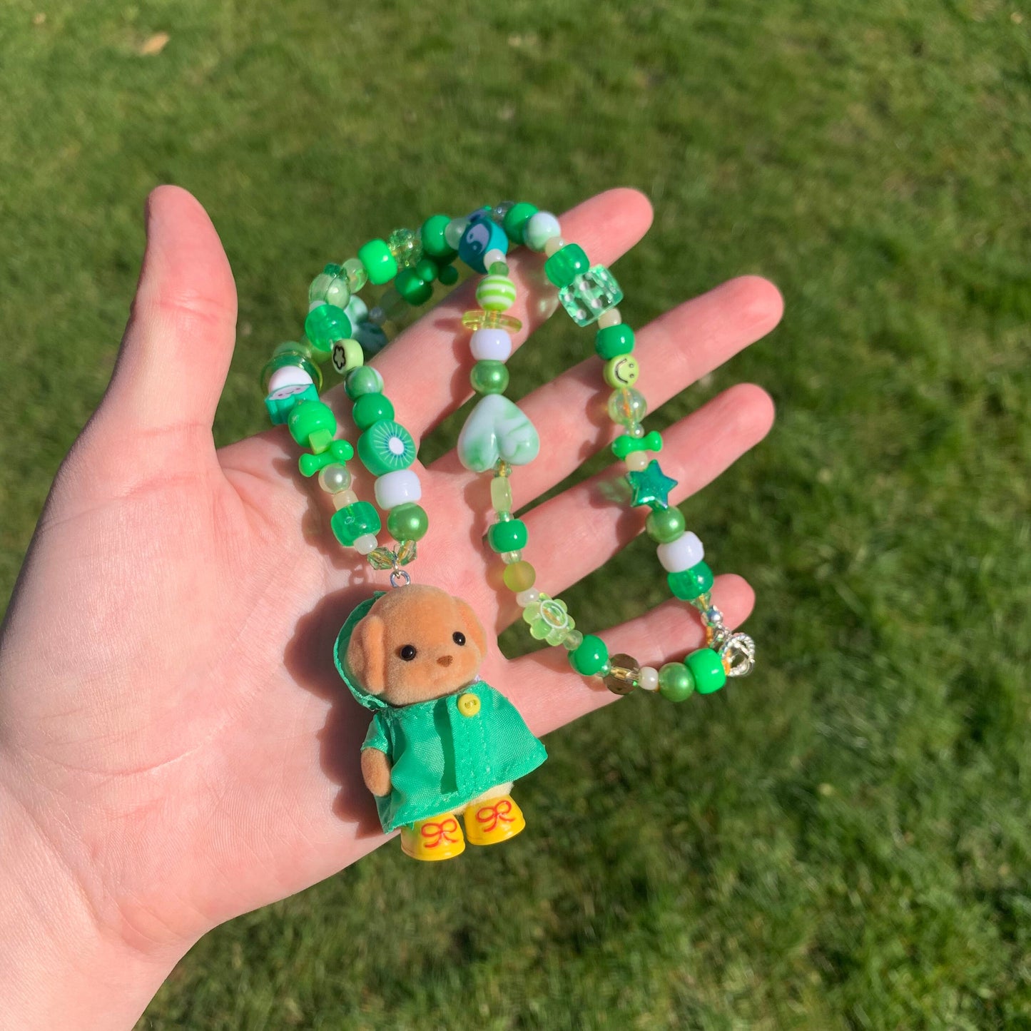 Raincoat Babies Bead Necklace