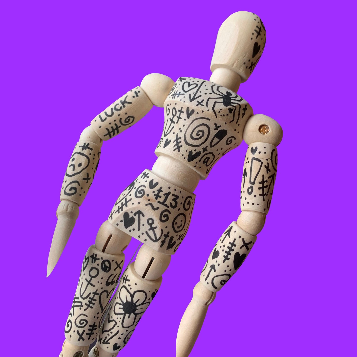 Tattooed Artist Dummy