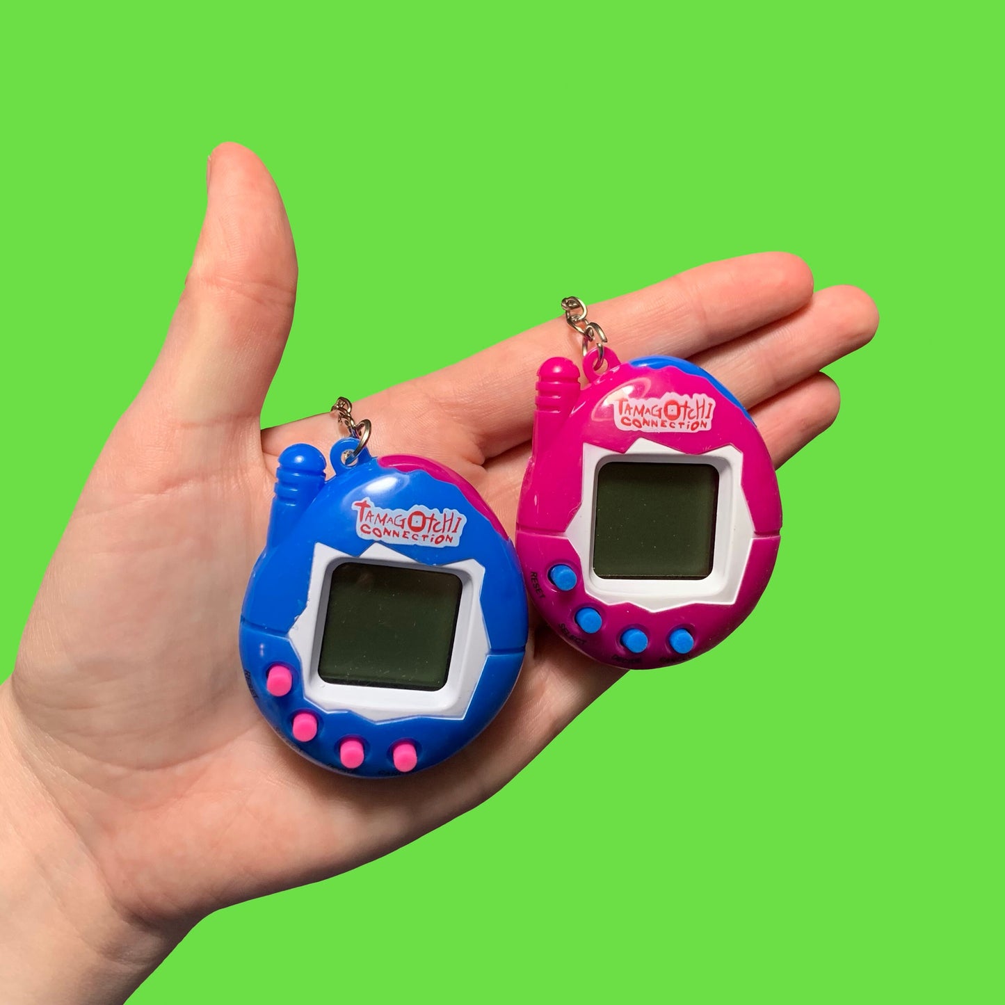 Pixel Pet Tamagotchi Bead Necklace