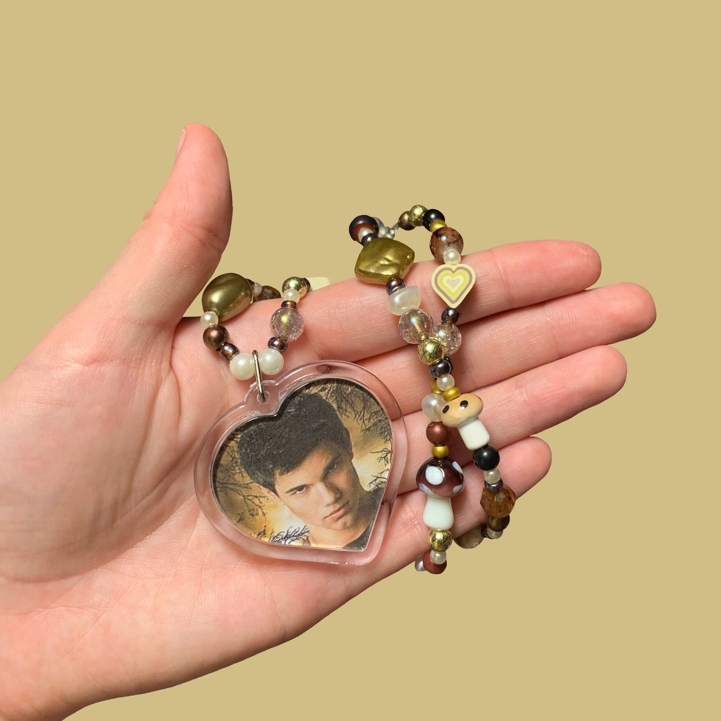 Team Edward or Jacob Twilight Locket Style Necklace