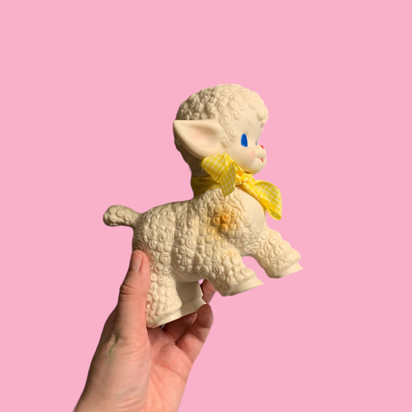 Kitsch Baby Lamb Plastic Figure