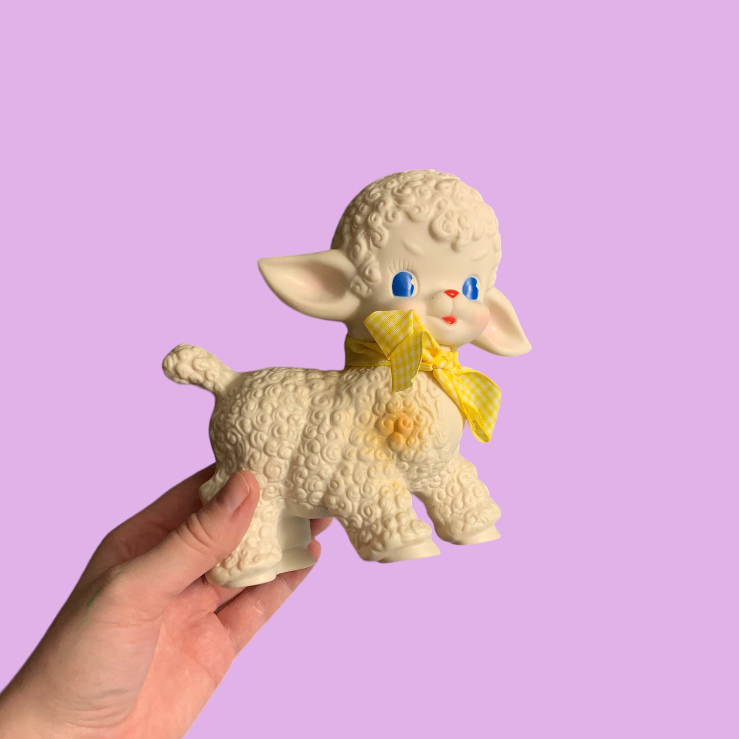 Kitsch Baby Lamb Plastic Figure