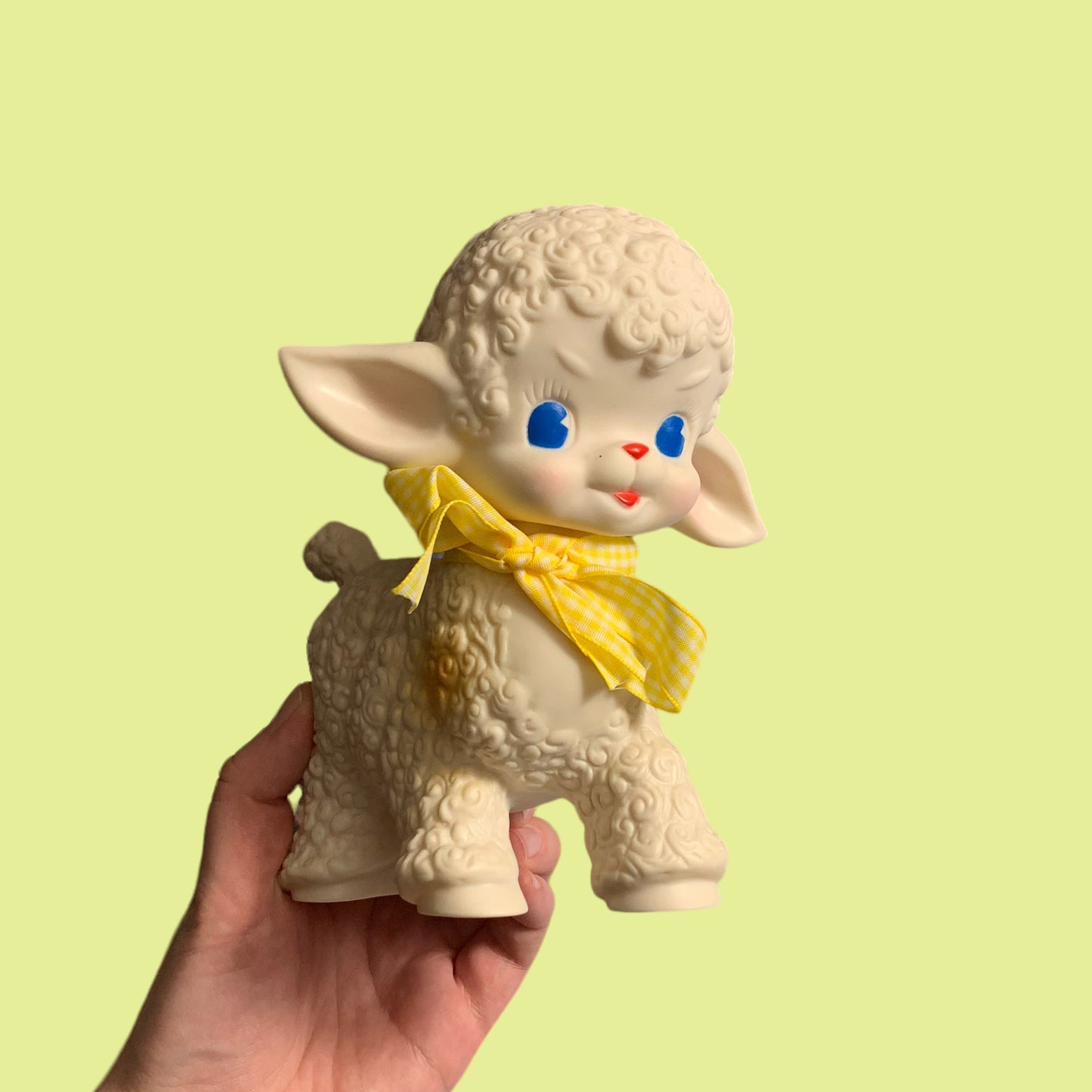 Kitsch Baby Lamb Plastic Figure