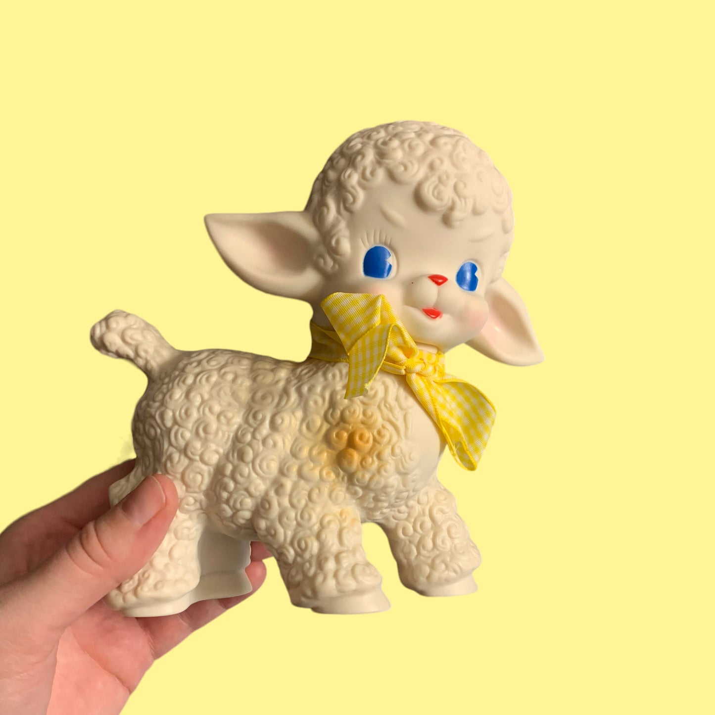 Kitsch Baby Lamb Plastic Figure