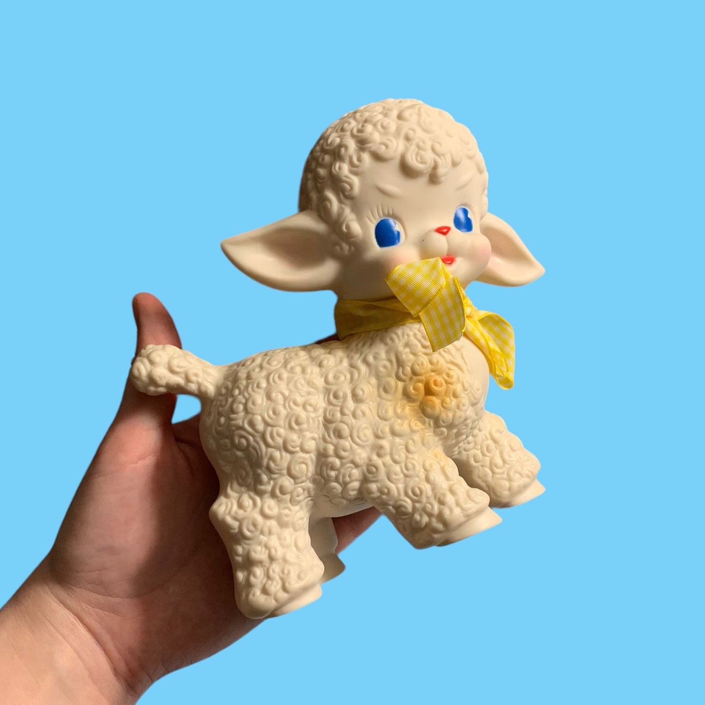 Kitsch Baby Lamb Plastic Figure